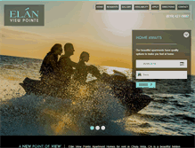 Tablet Screenshot of elanviewpointe.com